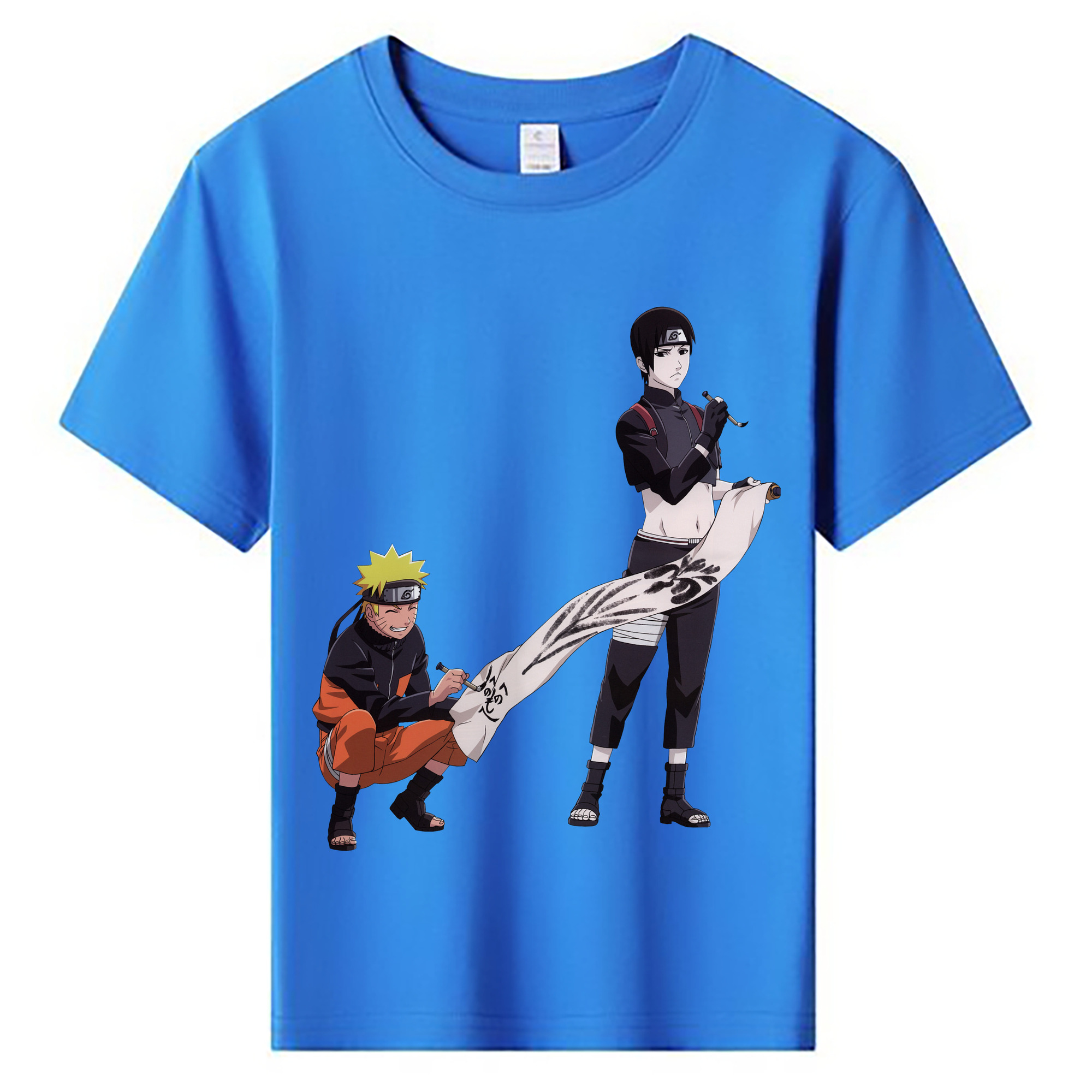（画像用） NARUTO -ナルト- うずまき ナルト Uzumaki Naruto 綿100％キッズTシャツ（フロントプリント）